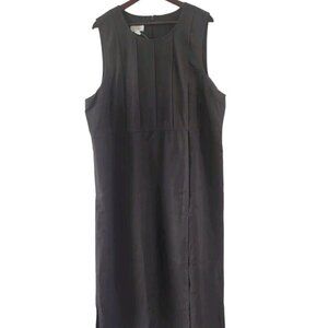 Talbots Vintage Dark Forest Green Jumper Cotton Dress Women Size 20 NEW